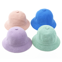 Chapeau Bob Unisexe Tendance Été 2025 Respirant Imperméable Brodé Multicolore en Tissu Éponge Personnalisable avec Logo pour Cyclisme
