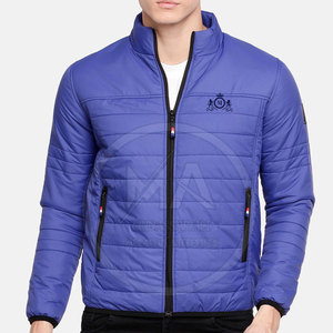 Chaqueta acolchada con cuello levantado personalizada de alta calidad, venta al por mayor, chaqueta de burbujas impermeable ligera para exteriores - Product Image 1