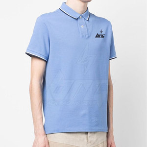 เสื้อยืดโปโลผู้ชายน้ำหนักเบาออกแบบโลโก้ได้ตามต้องการ - Product Image 4