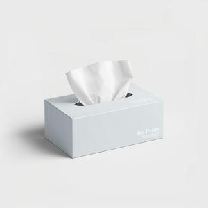 Caja de pañuelos personalizada, papel absorbente resistente, pañuelos faciales de alta calidad, fabricación a granel para distribución global - Product Image 2