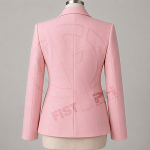 Personalizado | ALPHA |   Sorority AKA - Camisa de Vestir para Hombre, Corte Entallado, Cuello Clásico, Antiarrugas, Ligera, de Alta Calidad, en Poliéster/Spandex, Color Rosa - Product Image 2