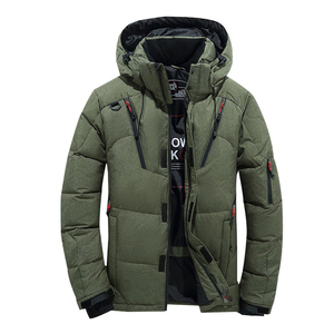 2025 Wholesale Custom Puffer <b>Men</b> Clothing Jacket Streetwear Printing Webbing Thickening Bubble Down <b>Coats</b> <b>Men's</b> Jacket - Product Image 5
