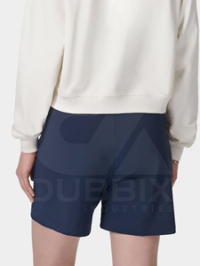 Shorts de Mujer Transpirables de Corte Recto, 100% Algodón, con Logotipo y Diseño de Color Personalizables - Product Image 2