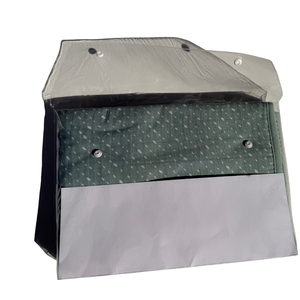 PVC <b>Packaging</b> Bag for Clothing and Home <b>Textile</b> Products with Bottom Gusset and Snap Button Closure - Product Image 4