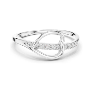 Bague en diamant cultivé en laboratoire pour femmes, 0,082 CT, clarté VVS-VS EF, or 18 carats, 14 carats, 10 carats et argent 925, rose, jaune, blanc - Product Image 2