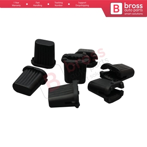 คลิปยึดข้างตัวถังสีดำ BCF5035 จำนวน 10 ชิ้น รุ่น 7703081185 699796 สำหรับรถยนต์ Megane Kangoo Clio - Product Image 2