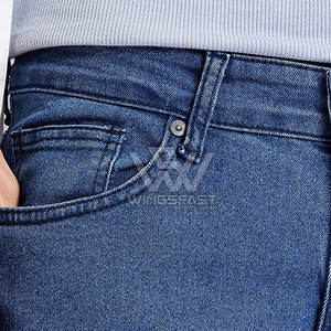 กางเกงยีนส์ขายาวสำหรับผู้ชายดีไซน์เฉพาะระบายอากาศได้ดีลายพื้นสำหรับฤดูใบไม้ร่วงและฤดูหนาว - Product Image 4