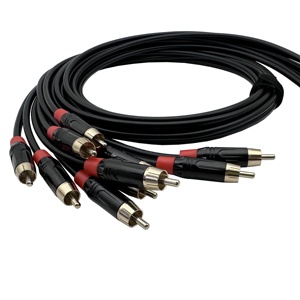RF Coax 75 Ohm MCX-J Nam để RCA âm thanh video kết nối RF Pigtail 3c2v rg179 Cáp - Product Image 5