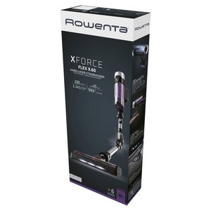 Balai électrique à batterie X FORCE FLEX 9.60 Noir et Violet RH2037WO - Product Image 2