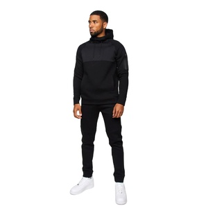 Winter Oversize Two Pieces Joggers Set Pullover Tracksuit <b>Hoodie</b> Set 100% Cotton Custom Made Mens Hoodies & Sweatshirts - Product Image 1
