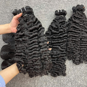 VQ Hair's Best Quality 100% Remy Extensiones de cabello humano Cuerpo ondulado Estilo de onda natural Raw Virgin Trama vietnamita con encaje frontal - Product Image 6