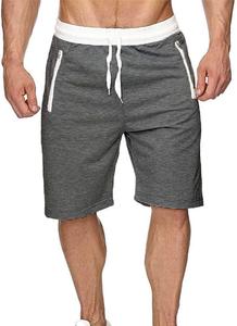 Men's Elastic Waist Multicolor <b>Plaid</b> Workout Sweat <b>Shorts</b> Zipper Pockets Hip Hop Style Summer Comfort Men <b>Shorts</b> OEM Service - Product Image 4