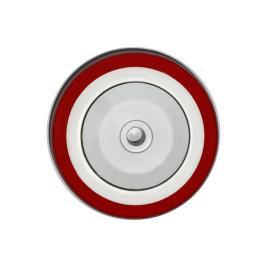 Premium 4 pouces rouge PU pivotant en acier inoxydable roulette 100mm portant chaud moyen roulette du Vietnam - Product Image 5