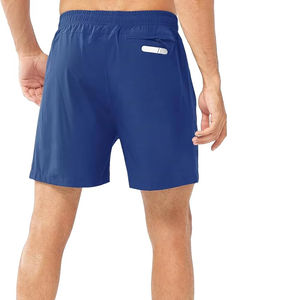 Lot de 3 shorts de sport ultra performants personnalisés pour hommes 100% coton, short de sport d'entraînement décontracté teint en couleur unie, écologique. - Product Image 1