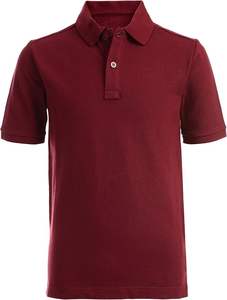 Men's Performance Short Sleeve for Polo Shirt Quick Dry 100% Polyester with Solid 3D Pattern - Product Image 2