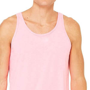 Camiseta sin mangas de bambú/algodón con ajuste muscular para hombre a precio de fábrica, logotipo personalizado, entrenamiento transpirable, estilos informales de Culturismo - Product Image 5