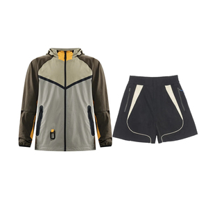 Conjunto de ropa deportiva de lujo unisex, chándal ecológico personalizado con capucha transpirable a prueba de viento, tallas de hasta 4XL para primavera invierno - Product Image 1