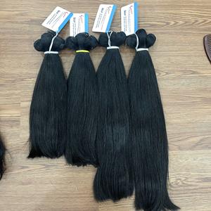 Produit le plus vendu Extensions de cheveux humains vietnamiens bruts Faisceaux de cheveux raides à cuticules alignés Super Double dessiné Prix d'usine - Product Image 3