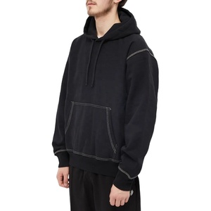 Sudadera con Capucha de Algodón 100% para Hombre, Corte Holgado, Personalizable OEM de MOVATEXTILES, con Costuras en Contraste y Cremallera, Calidad Invernal - Product Image 2