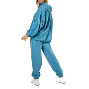 ชุดวอร์มผู้หญิงแบบมีฮู้ด สตรีทแวร์ 2 ชิ้น สำหรับฤดูหนาว ออกกำลังกาย ราคาสุดคุ้ม - Product Image 2