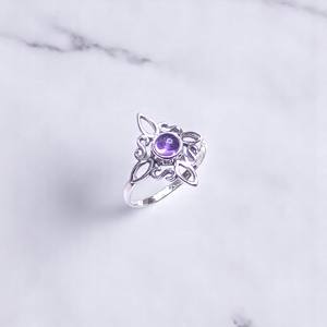 Anillos Boho de Plata de Ley 925 con Piedras Semipreciosas Naturales, 1.9 Gramos, Joyería Fina, Hermoso Diseño Hecho a Mano, Anillos de Plata 925 - Product Image 4