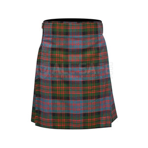 Robe écossaise Highland authentique pour hommes, kilt fait à la main plissé clan tartan, bretelles en cuir réglables pour vêtements européens - Product Image 1