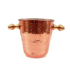 Cubo de hielo de acero inoxidable de lujo de alta demanda Tamaño regular de doble tono para enfriamiento de vino para fiestas Embalaje de cartón incluido - Product Image 5