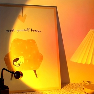 Lampe de Projection Coucher de Soleil pour Tente de Glamping Contemporaine, Portable USB LED, Lumière d'Ambiance à CRI 98 Élevé pour Camping <span class=keywords><strong>en</strong></span> Extérieur Nocturne - Product Image 5