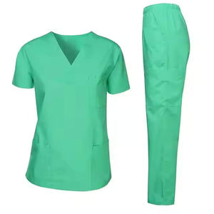 2025 Offre Spéciale séchage rapide élastique Logo personnalisé plaine médecin hôpital uniformes gommages pour hommes femmes laboratoire médical manteaux infirmière uniforme - Product Image 6