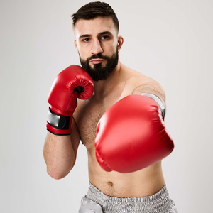 Gants de boxe en cuir de vachette de haute qualité ROMEO INDUSTRY, cuir PU imperméable professionnel, sports de combat en plein air - Product Image 5