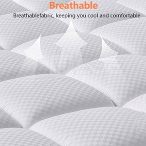 Protège-matelas tricoté haut de gamme pour adulte, drap-housse imperméable 300 fils, doux et respirant, pour la maison et l'hôtellerie - Product Image 5