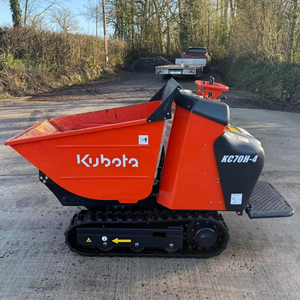 Mini Dumper de Orugas Kubota KC7OVHD-4 con Certificación CE y EPA, Transportador de Orugas, Mini Dumper Hidráulico con Volquete, Envío Gratuito - Product Image 1
