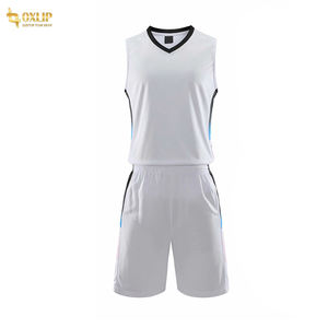 Uniforme de basket-ball unisexe élégant, short léger en tissu doux et confortable en polyester, dernier modèle, couleurs différentes, grande taille - Product Image 4