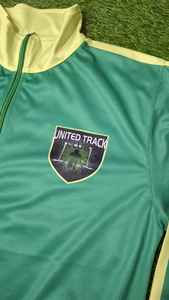 Ensembles de survêtement 2 pièces de jogging pour hommes avec logo personnalisé en jersey de polyester ensembles de survêtements décontractés pour hommes avec fermeture éclair - Product Image 4