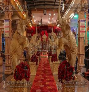 Dhanush <b>Pillars</b> for Wedding Decorations Elegant and Traditional Indian Accent Fiber Reinforced Plastic - Product Image 5