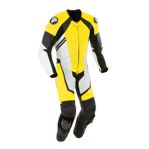 Combinaison de moto confortable combinaison de moto en cuir lourd combinaison de moto coupe-vent de qualité supérieure - Product Image 1