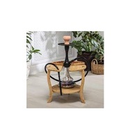 Chicha en bois en gros, ensemble de chicha portable personnalisé, chicha à gros fumée avec table à chicha en bois, prix de gros
