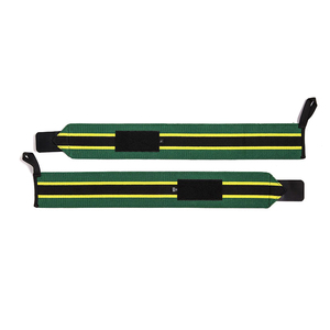 Nouvelles sangles d'haltérophilie de gymnastique haltérophilie Fitness entraînement poignets rembourrés bandes de main réglage respirant - Product Image 2