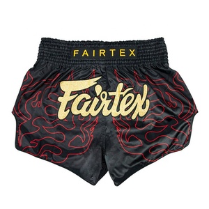 Pantalones cortos de muay thai premium, tela satinada ligera, transpirable, de secado rápido, ropa deportiva para entrenamiento, para hombres, uso en el gimnasio. - Product Image 5