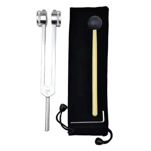 Diapasón de 128 Hz, Aleación de Aluminio, para Pruebas, Sanación y Terapia de Sonido, Juego de Diapasones de Baja Frecuencia con Martillo de Goma - Product Image 4