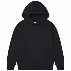 Sweat-shirts en coton 350g personnalisables en gros avec capuche sweat à capuche de couleur unie Streetwear poids lourd de luxe unisexe - Product Image 6