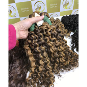 Boucles d'eau serré bouclés ondulés Super qualité produit chaud paquets de cheveux vietnamiens 100% extensions de cheveux humains crus naturels - Product Image 6