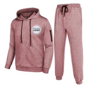 Ensembles de survêtements 2 pièces pour hommes, sweat à capuche et pantalon en polaire, ensembles de survêtements - Product Image 5