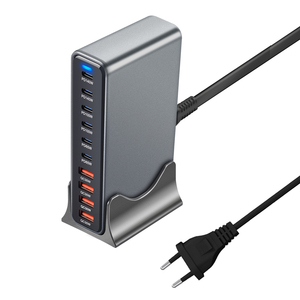 Chargeur USB C 730W, station de charge multiport USB C GaN 10 ports, chargeur mural de bureau pour ordinateur portable pour <span class=keywords><strong>iPhone</strong></span> 16, avec câble 100W - Product Image 5