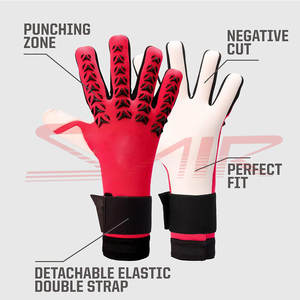 Le fabricant professionnel de gants en cuir sur mesure offre un nouveau design de gants de gardien de but de football avec service OEM en usine - Product Image 3