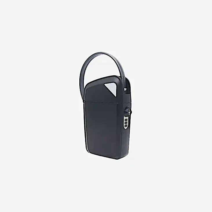 Le plus récent Mini Portable Personal Security Storage Lock Box Travel Lockbox Safe avec clé et accès à la combinaison