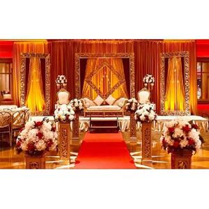 แผงไฟเบอร์ฉากหลังเวทีแต่งงานหรูหราแผงพื้นหลังเวทีแต่งงานแฟนซีแผงตกแต่งเวทีแต่งงานปรับแต่งได้ตามต้องการ - Product Image 1