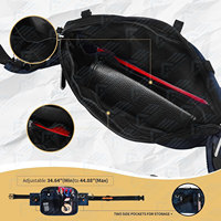 Sac banane d'infirmière bleu foncé avec support de stéthoscope sac banane d'allaitement sac de taille sacs médicaux organisateur de poche d'infirmière
