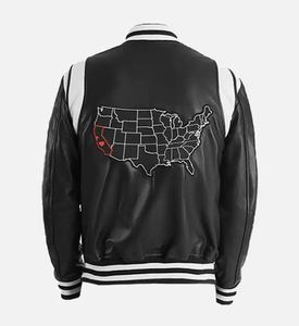 Chaqueta de invierno ajustada para hombre más vendida Top de cuero de diseño personalizado con características únicas - Product Image 2