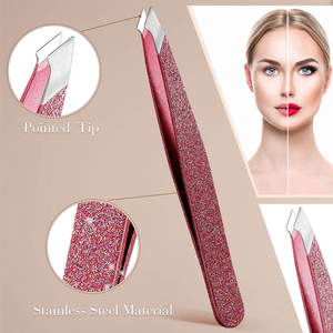 Oem Odm Custom Made 2025 Pince à sourcils professionnelle en acier inoxydable pour hommes Pince à épiler personnalisée - Product Image 3